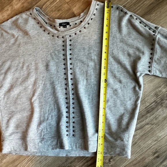 Rails “Wilson” studded Heather gray sweatshirt medium - Picture 7 of 16